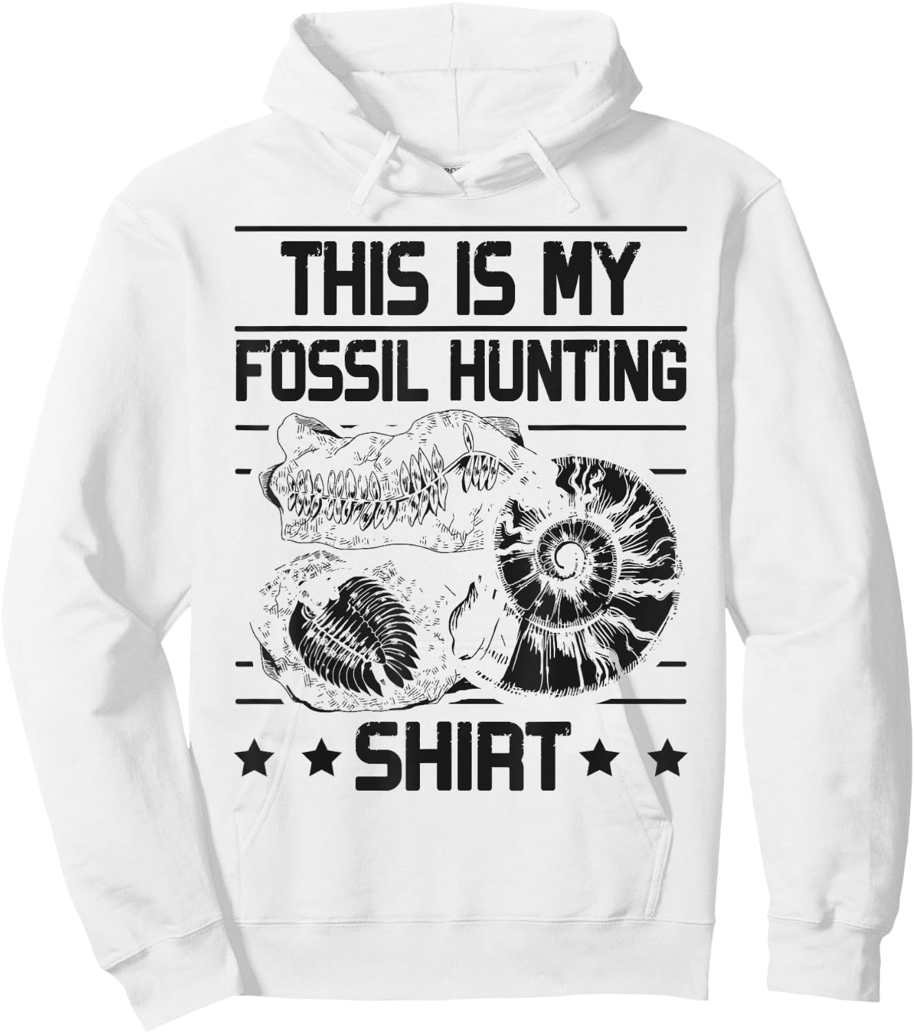 This Is My Fossil Hunting Hoodie - Hoodie | White
