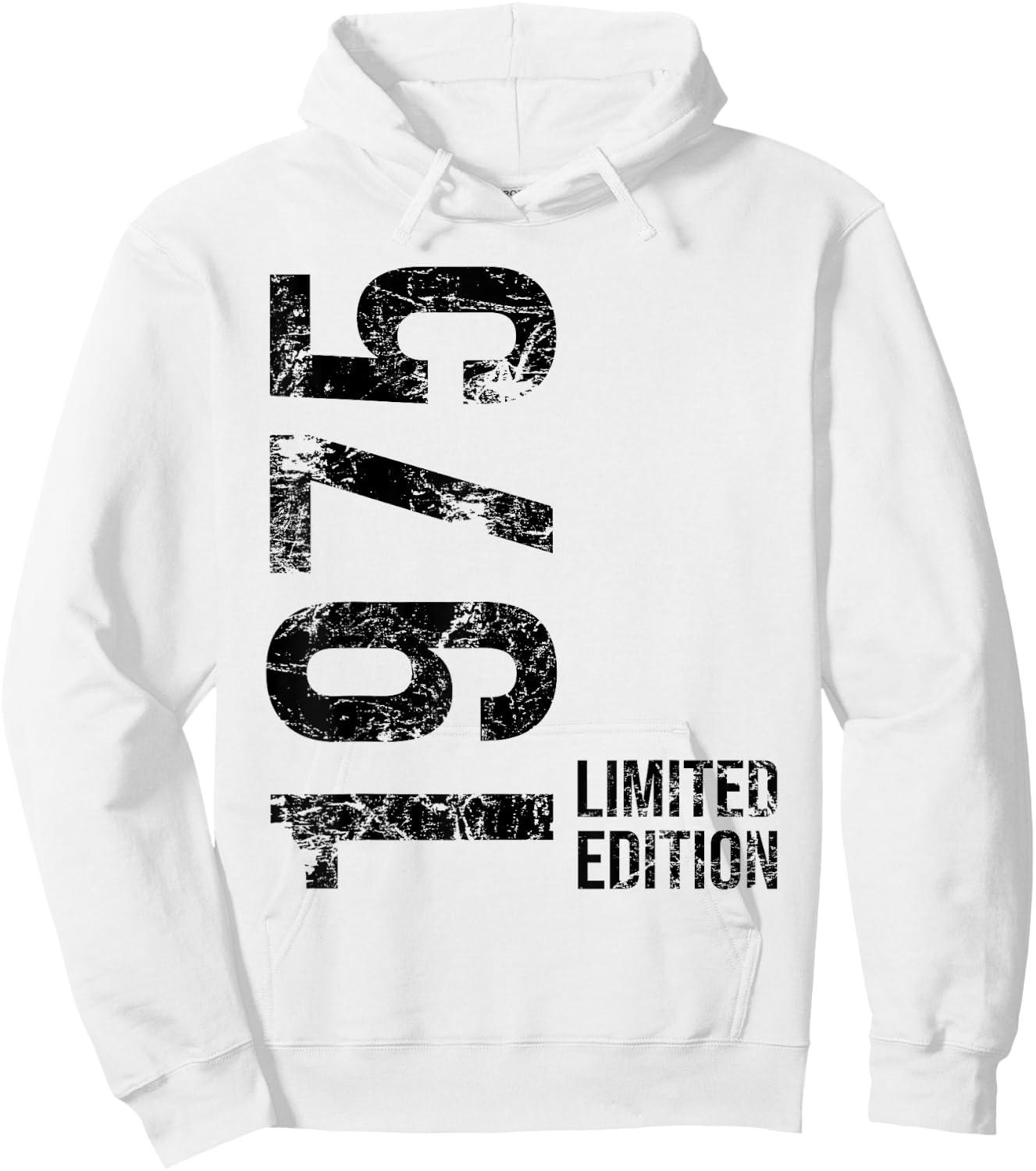 50th Birthday 50 Years Old Man Woman Vintage 1975 Hoodie - Hoodie | White