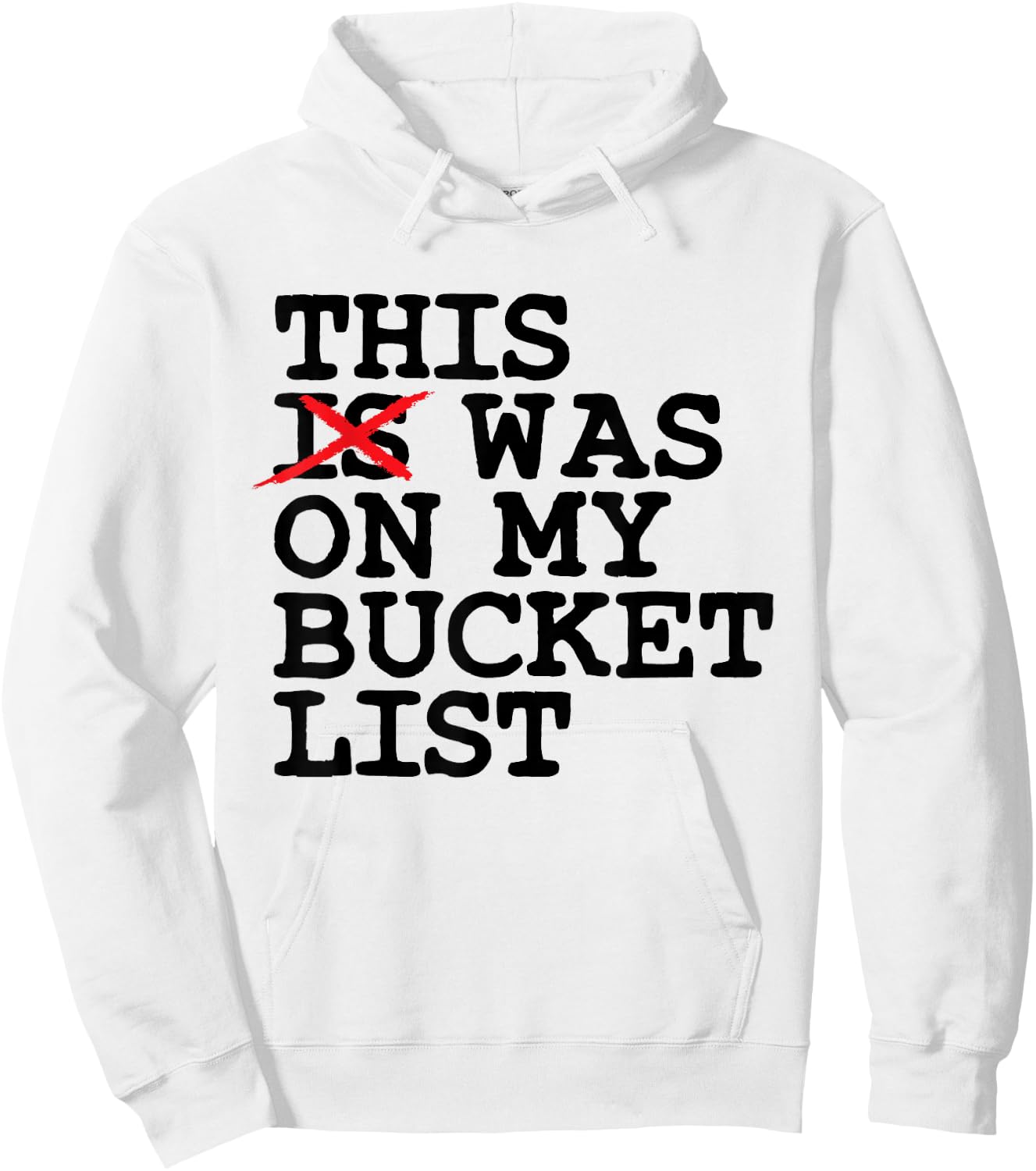 Bucket List Adventure Trip Backpackers Hoodie - Hoodie | White