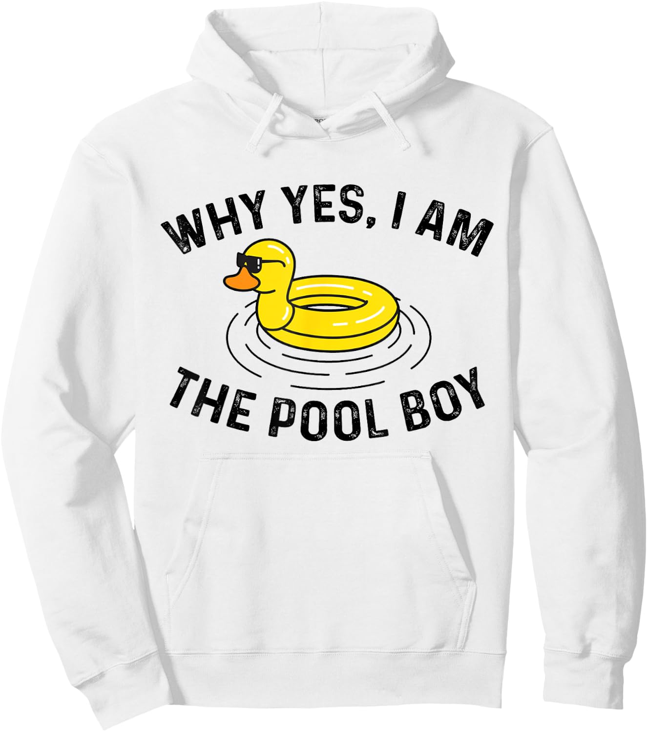 Summer Pool Party Funny Swim Swimmer Swimming Novelty Pun Women Girls Kids Hoodie - Hoodie | White