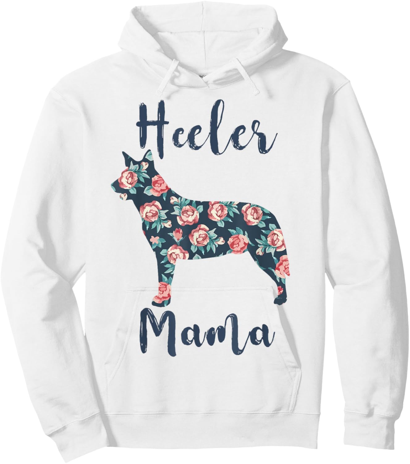 Heeler Mama Australian-Cattle-Dog Mom Mother Day Gift Women Hoodie - Hoodie | White