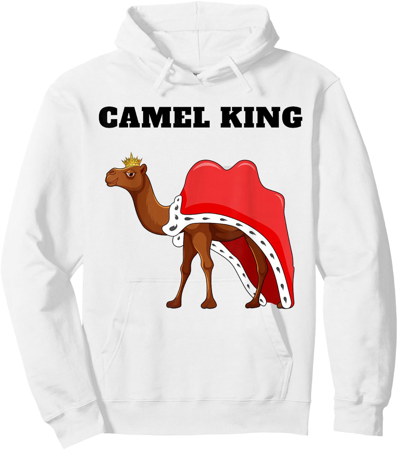 Camel King | Boys Camel Lover Design | Camel Hoodie - Hoodie | White