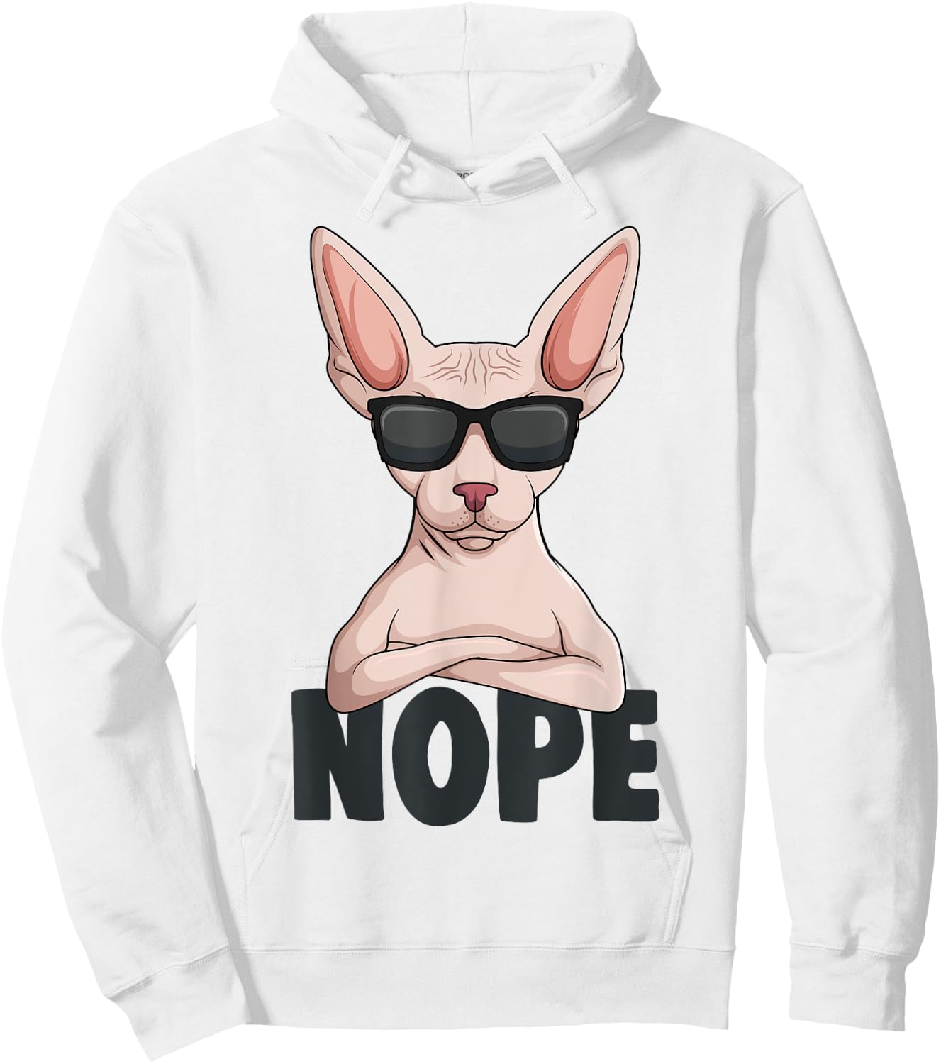 Sphynx Cat Sphinx Hairless Cat Women Girls Kids Hoodie - Hoodie | White