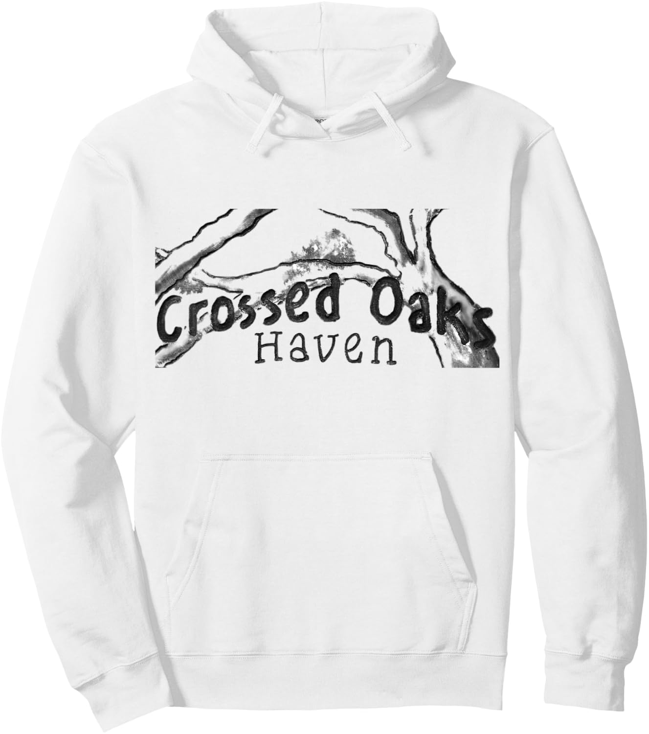 Crossed Oaks Haven Hoodie - Hoodie | White