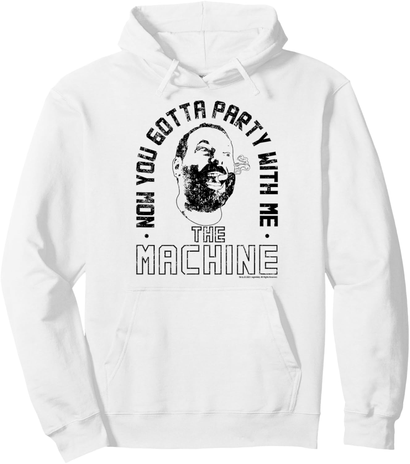 The Machine Now You Gotta Party With Me Hoodie - Hoodie | White