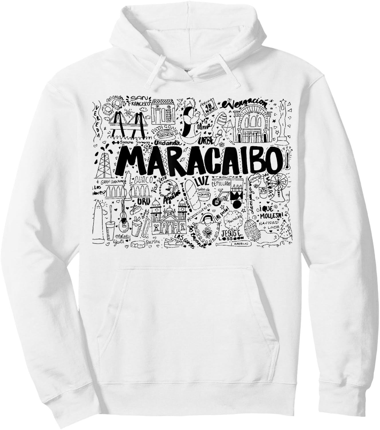 Maracaibo Venezuela - Que Molleja - Patacones - Mi Alma Hoodie - Hoodie | White