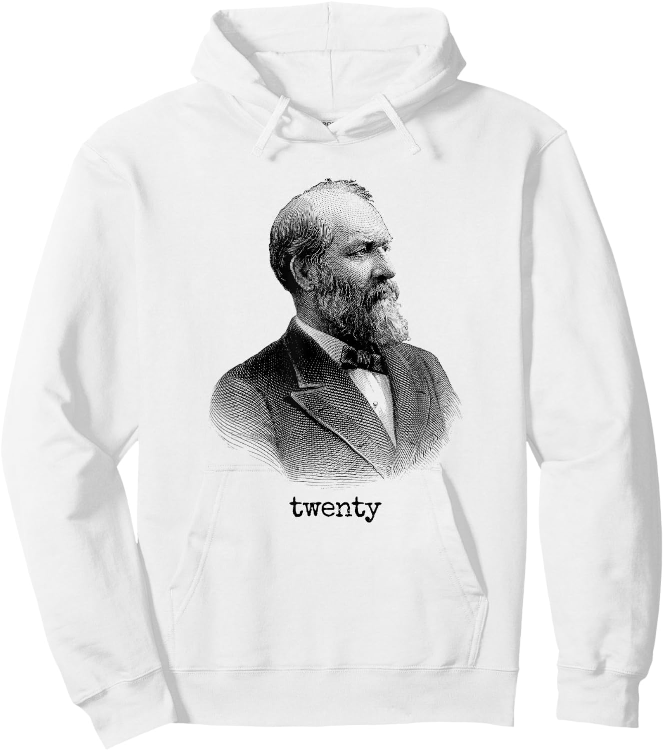 James Garfield 20th President USA Hoodie - Hoodie | White