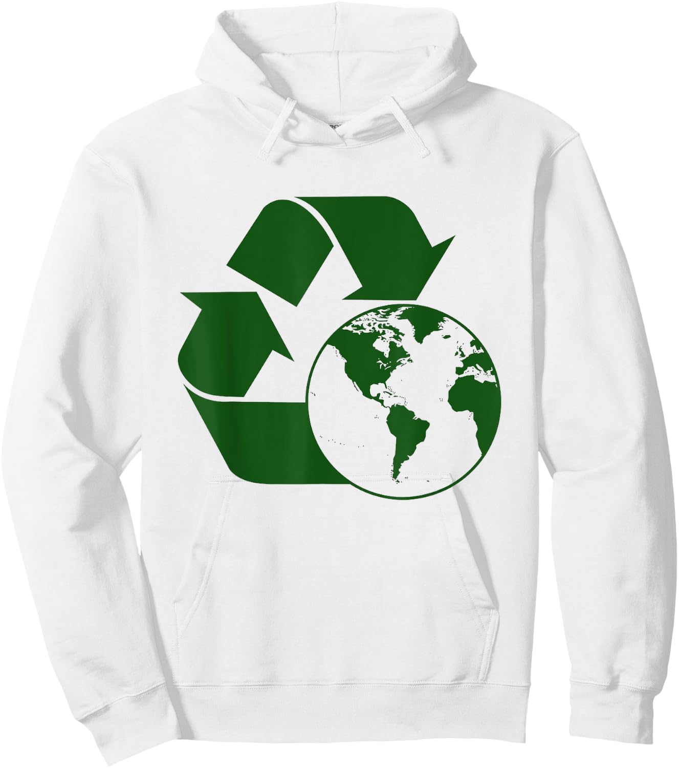 Recycle shirt for , recycle for girls, recycle for boys Hoodie - Hoodie | White