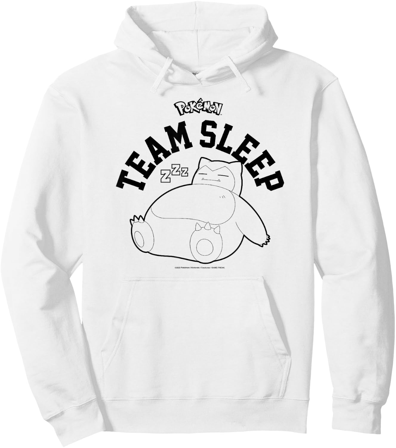 Pokémon - Snorlax Team Sleep Hoodie - Hoodie | White