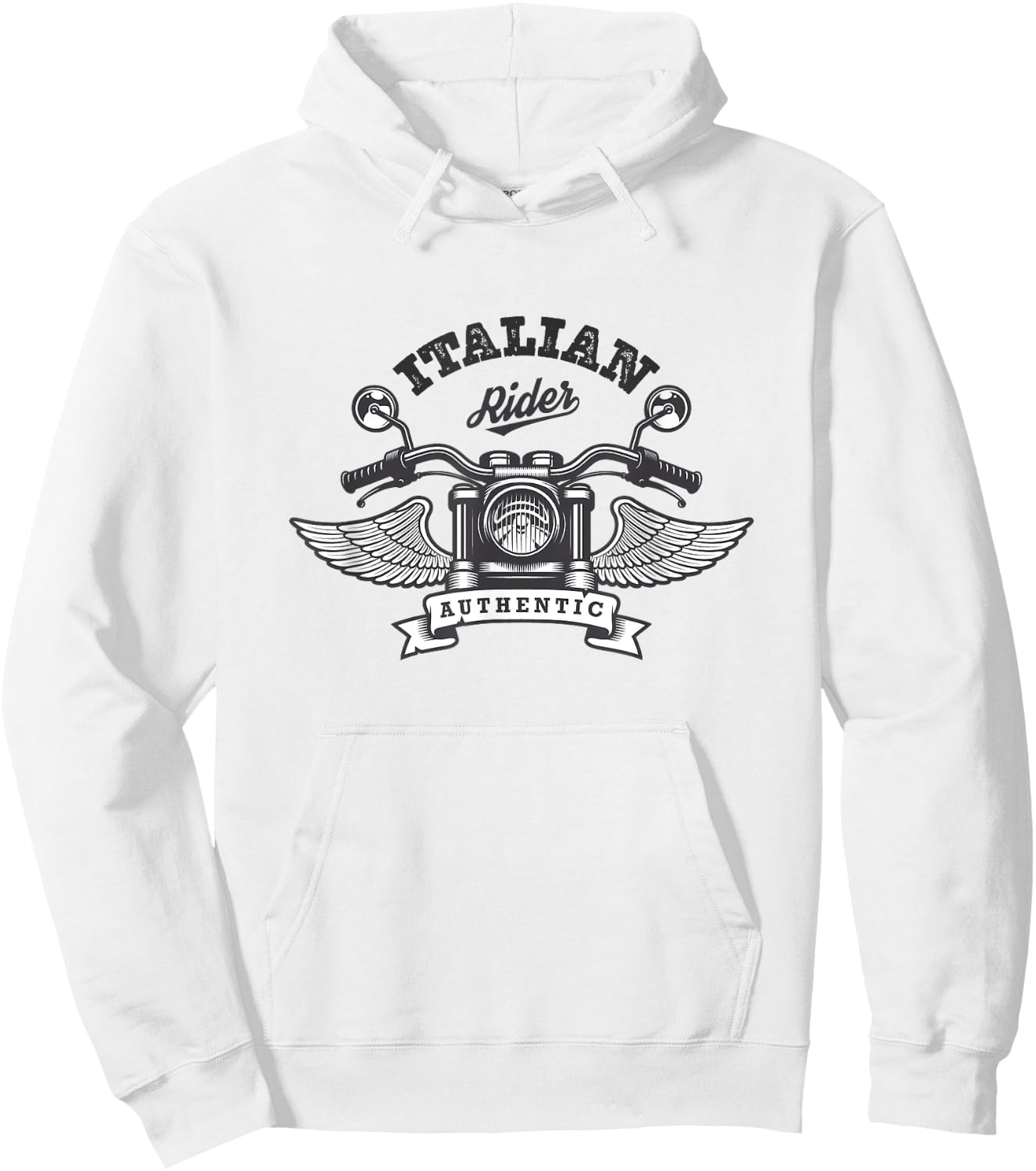 Italian Motorcycle Hoodie - Hoodie | White