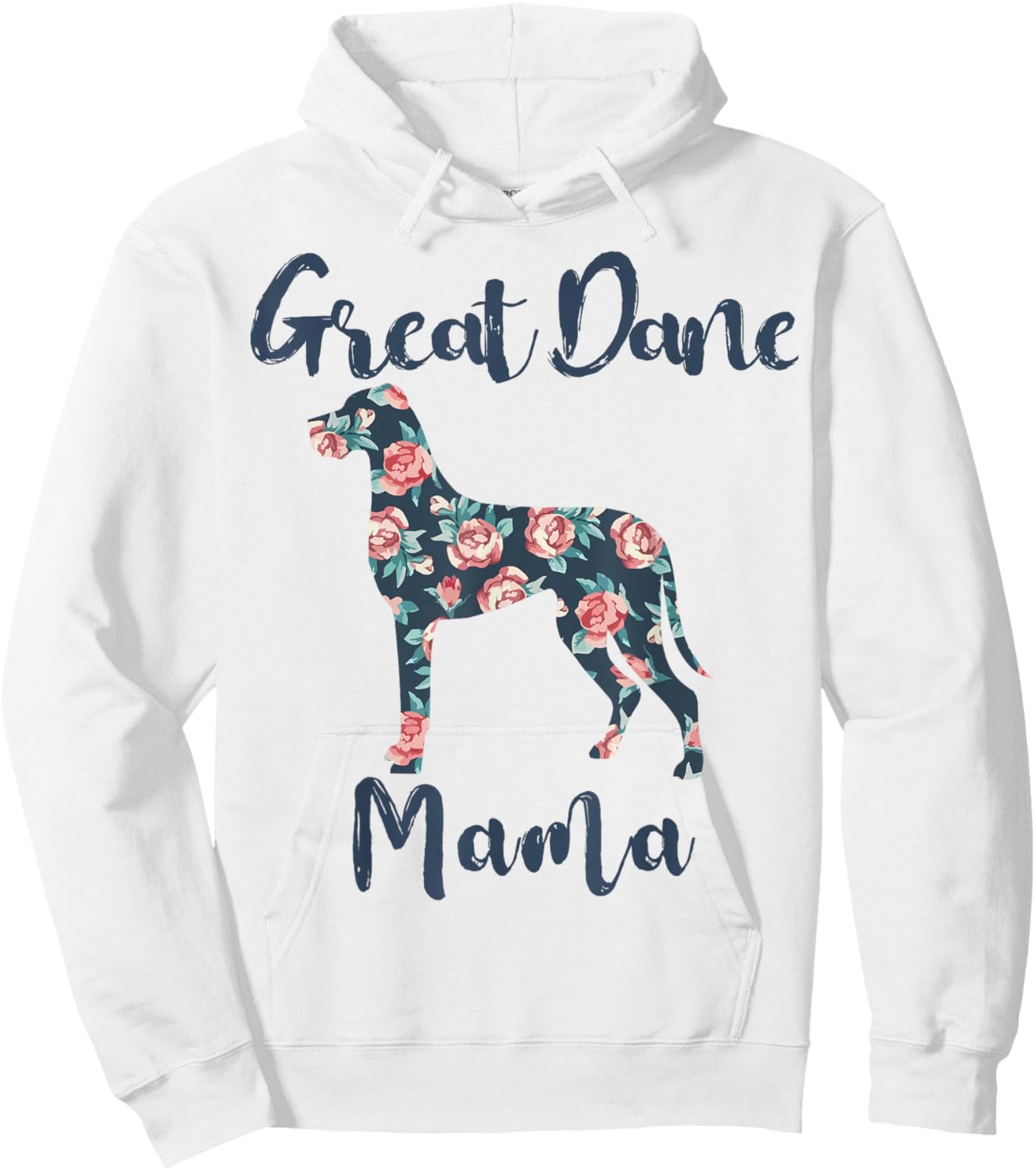 Great-Dane Shirt Great Dane Mama Mom Women Hoodie - Hoodie | White