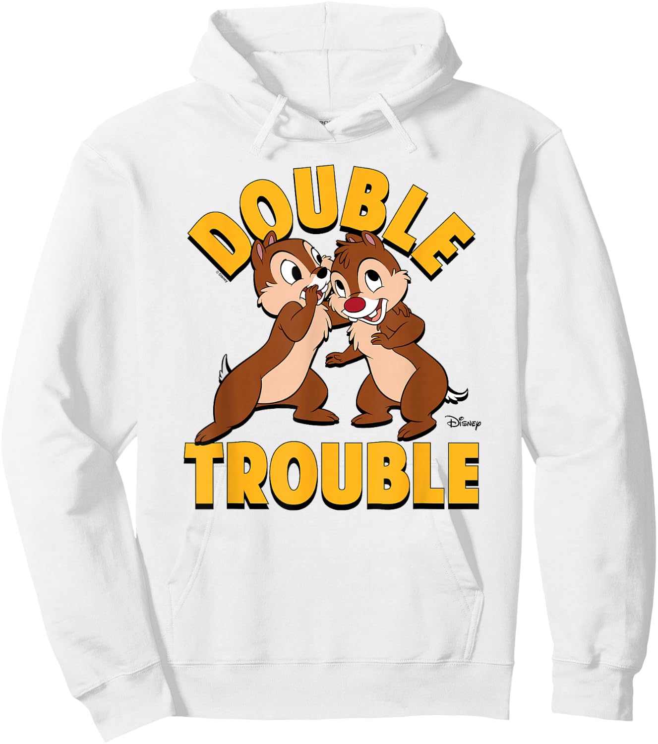 Chip 'N Dale Rescue Rangers - Double Trouble Hoodie - Hoodie | White