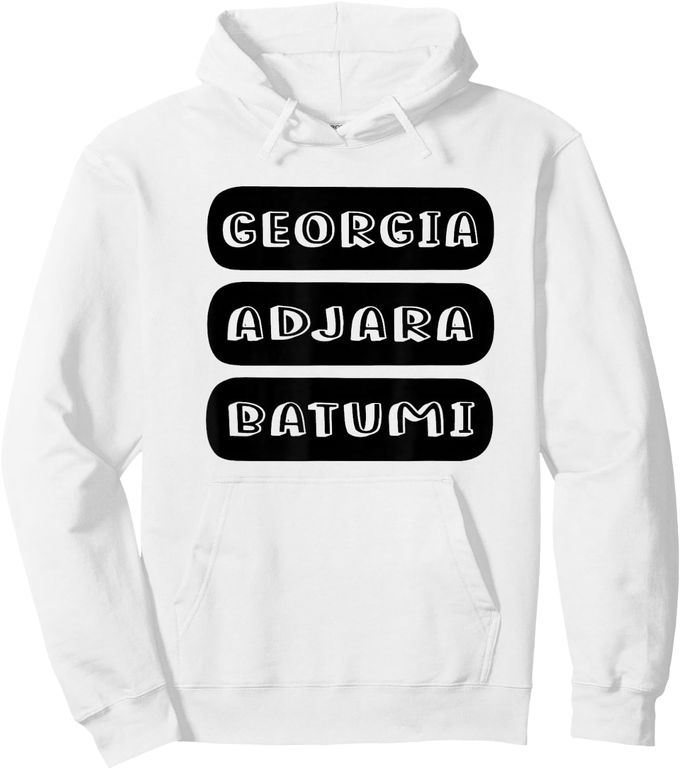 Georgia, Adjara, Batumi, Georgian Hoodie - Hoodie | White