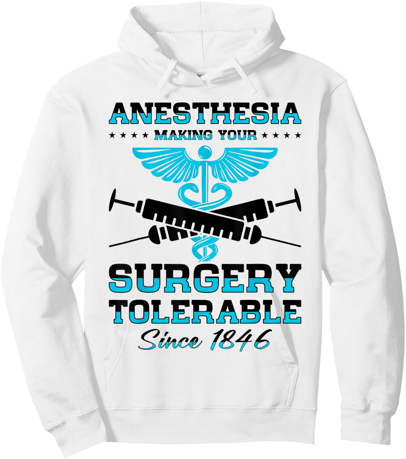 Anesthetist Anesthesia Anesthesiology Anesthesiologist Hoodie - Hoodie | White