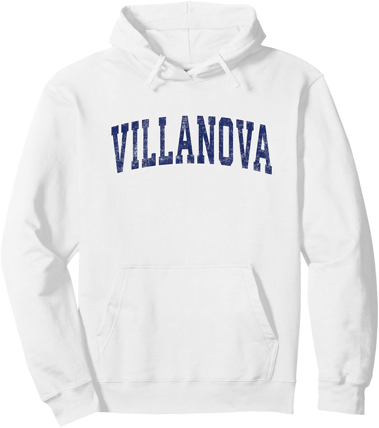 Villanova Pennsylvania PA Vintage Athletic Sports Hoodie - Hoodie | White