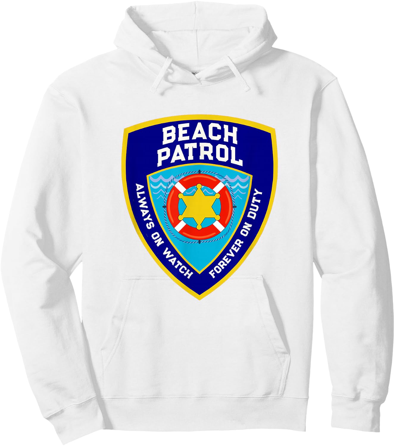 Funny Beach Patrol Life Off to Vacay Mode On Duty Lifeguards Hoodie - Hoodie | White