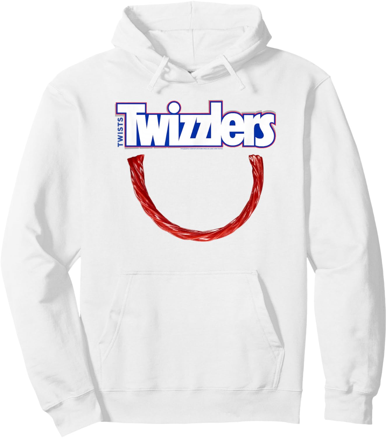 Twizzlers Happy Mood Smiley Candy Official Logo Hoodie - Hoodie | White