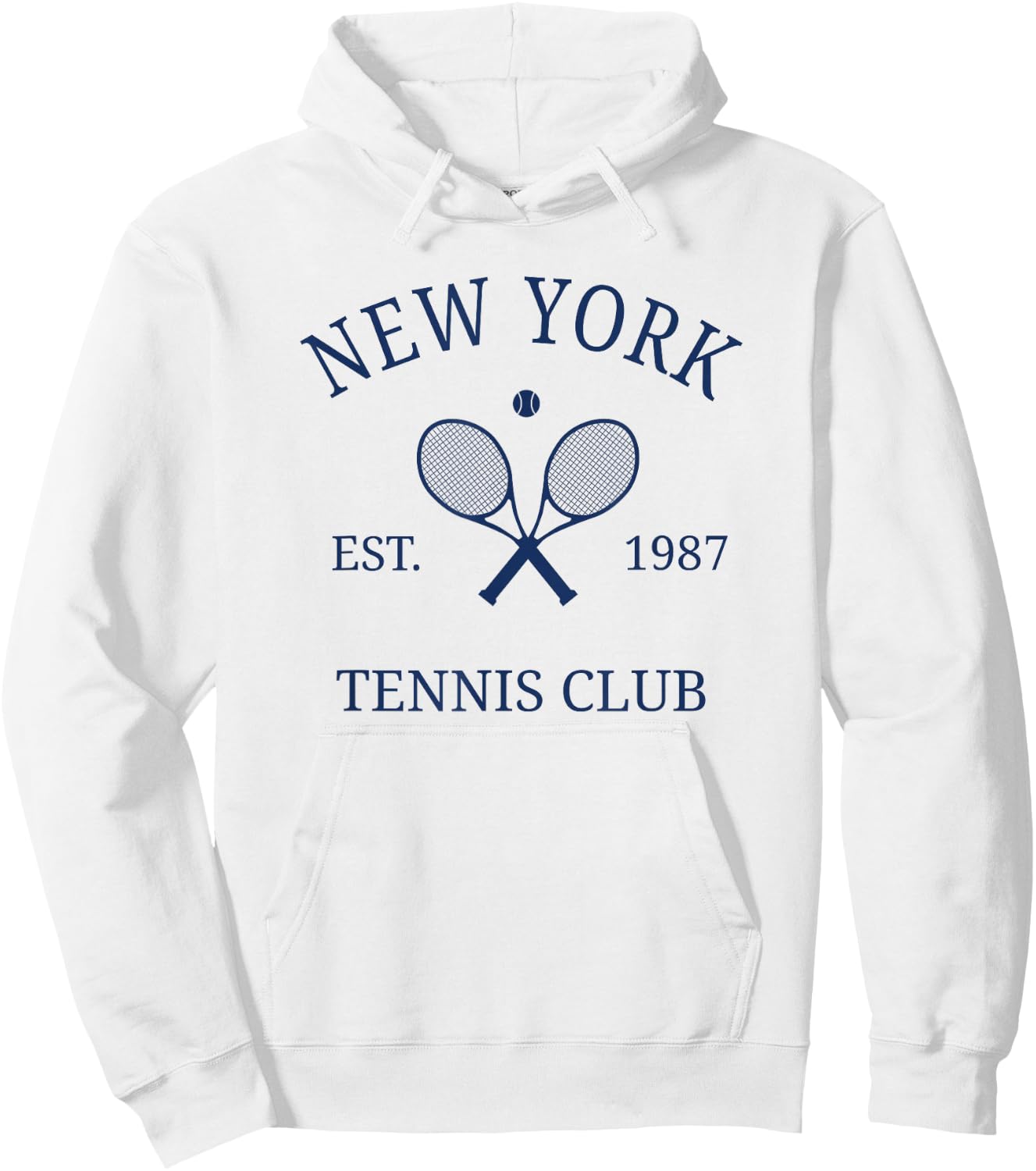 New York Athletics Tennis Club Racquet Prep NY Hoodie - Hoodie | White