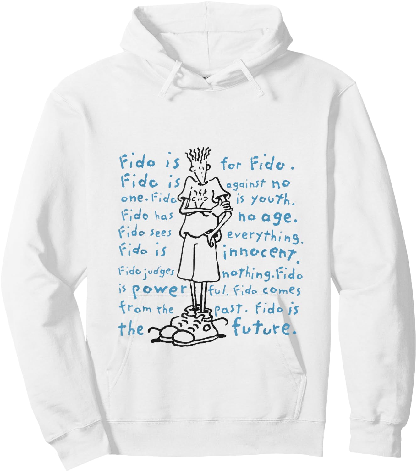 Fido Dido Mantra Hoodie - Hoodie | White