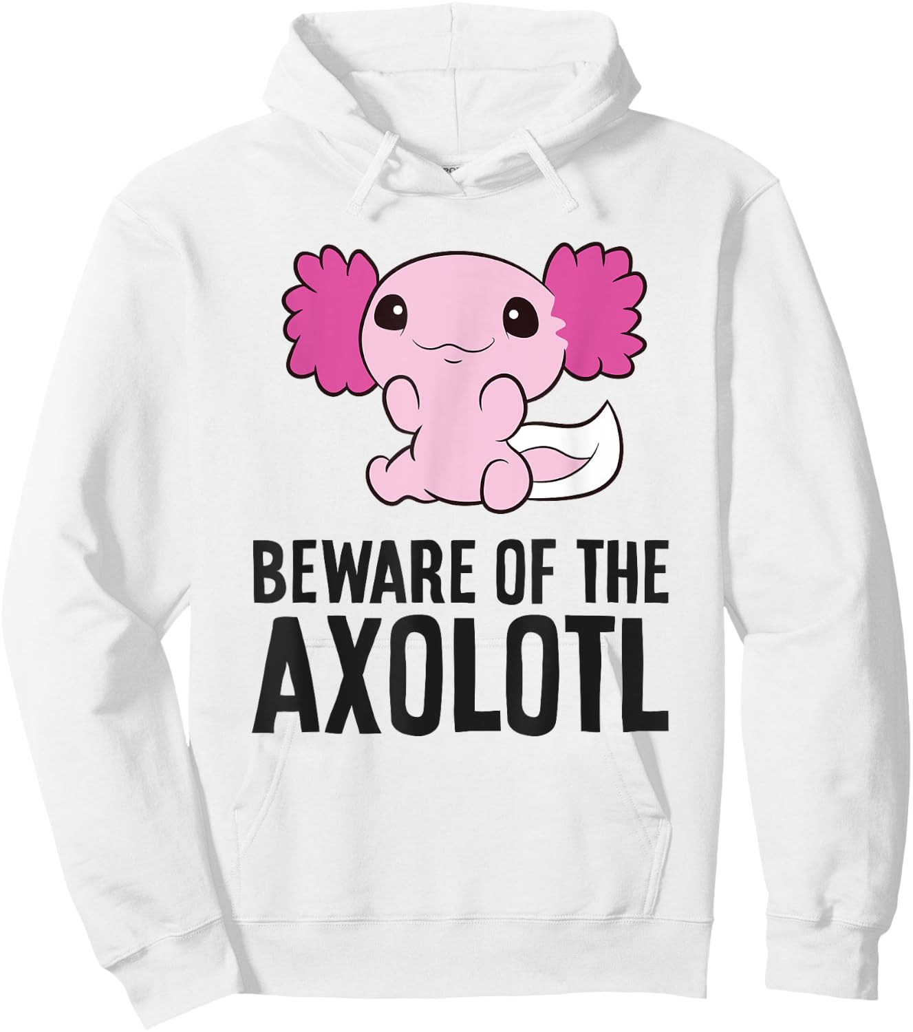 Axolotl Owner Pet Axolotl Beware Of The Axolotl Hoodie - Hoodie | White