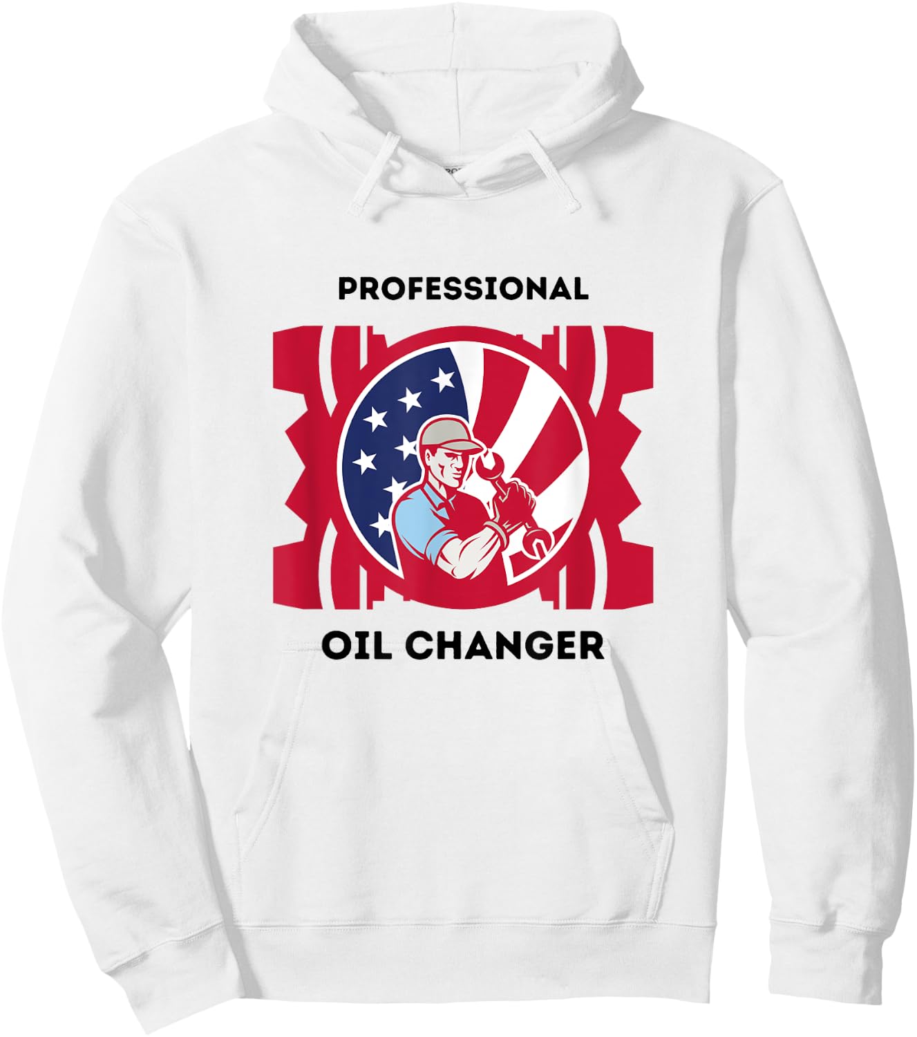 Mechanic Professional Oil Changer Hoodie - Hoodie | White