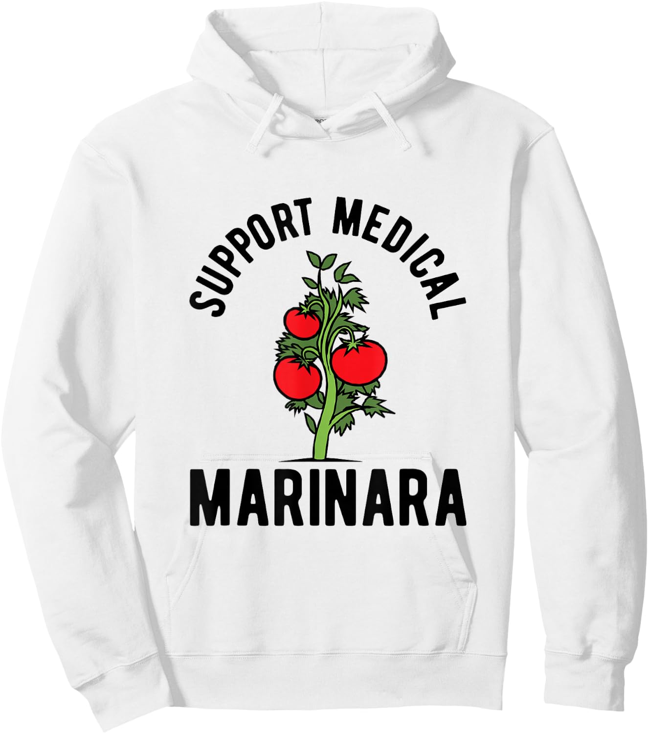 Support medical Marinara funny Italian pasta sauce Hoodie - Hoodie | White