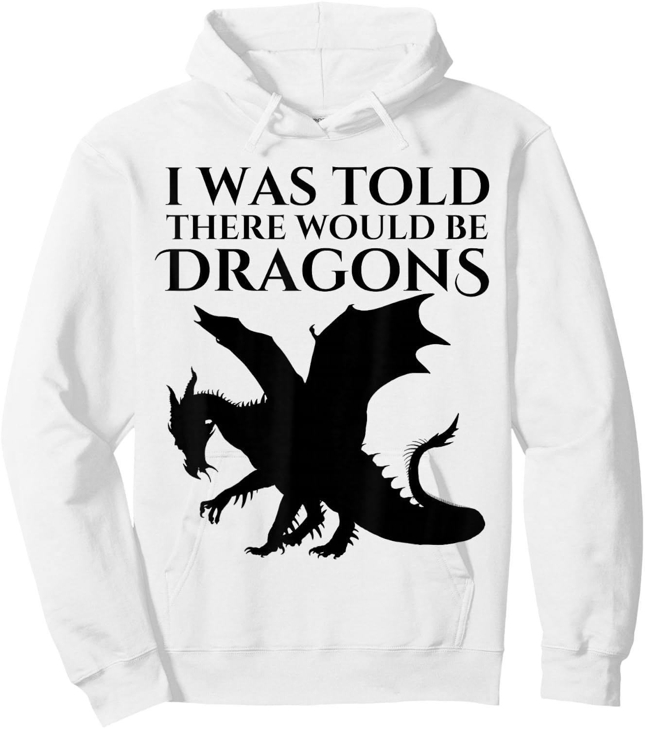 I Was Told There Would Be Dragons Renaissance Fair Hoodie - Hoodie | White