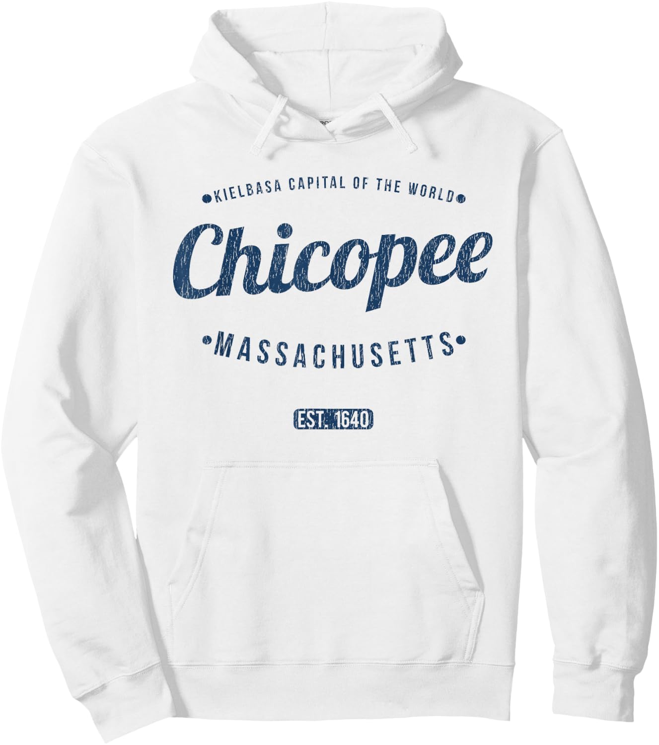 Chicopee Massachusetts Retro Vintage Souvenir MA Chicopee Hoodie - Hoodie | White