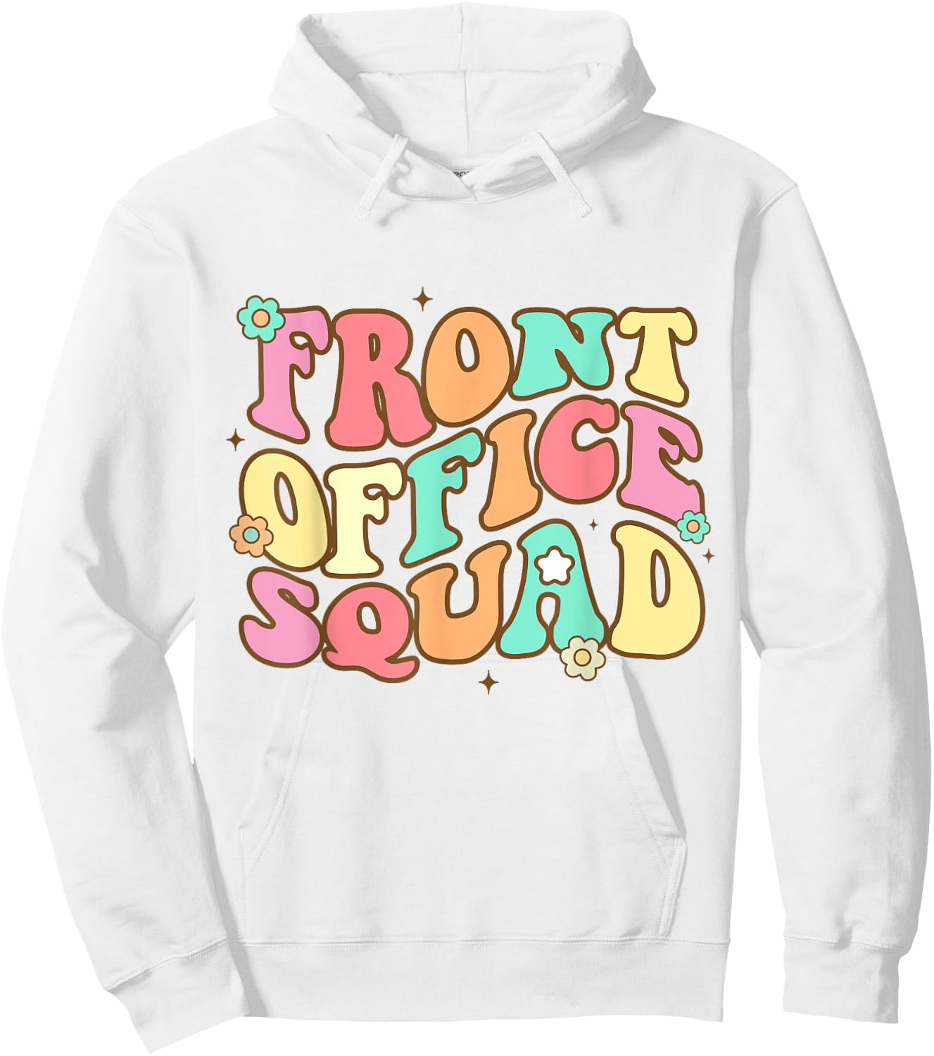 Front Office Squad Administrative Assistant School Secretary Hoodie - Hoodie | White