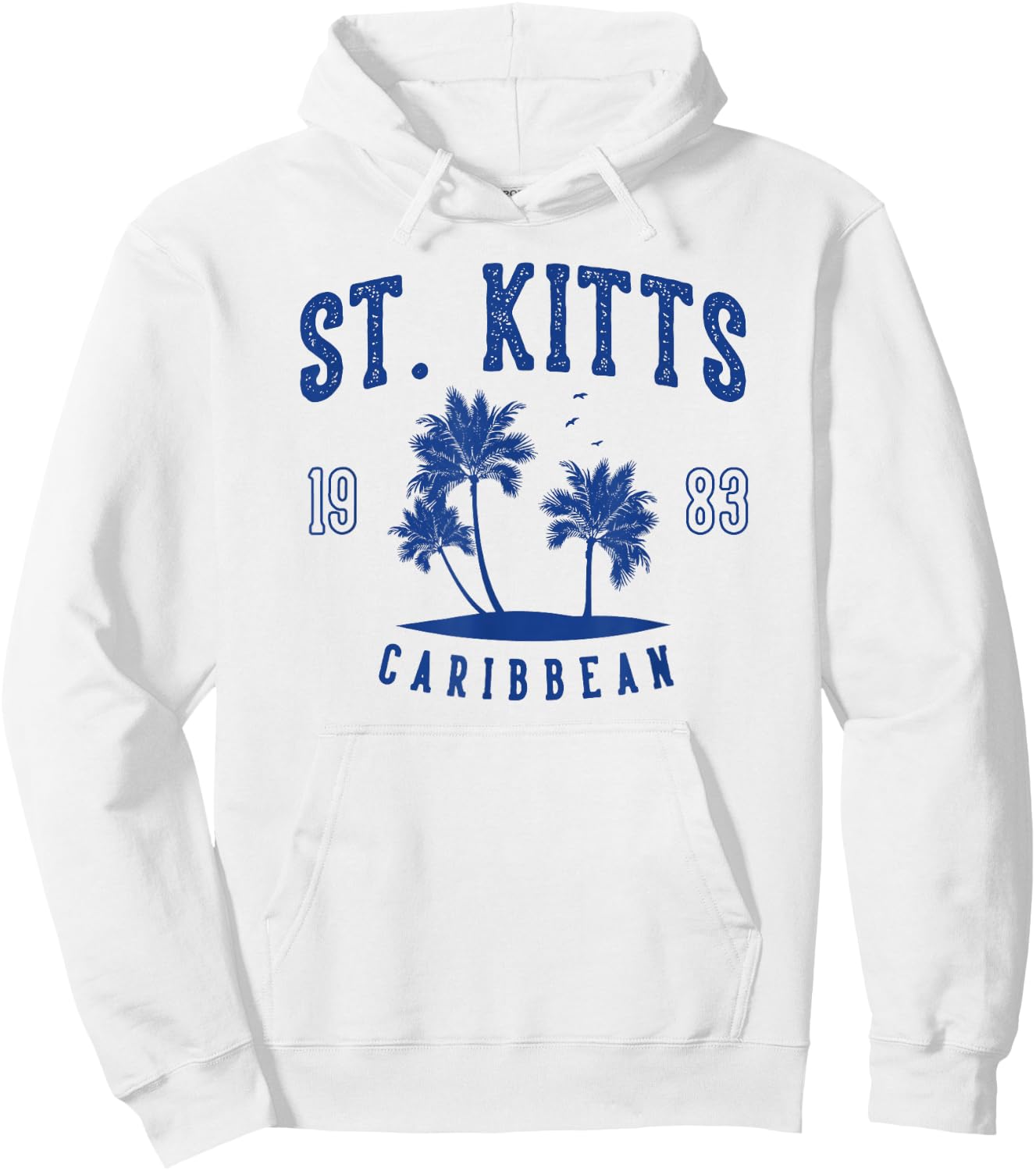 St. Kitts Caribbean Hoodie - Hoodie | White
