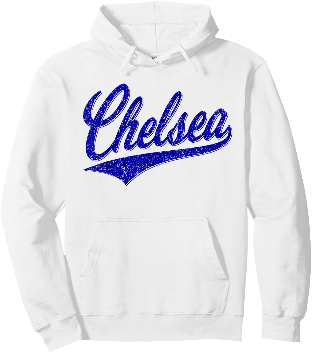 Chelsea London England Varsity Script Classic Sport Jersey Hoodie - Hoodie | White
