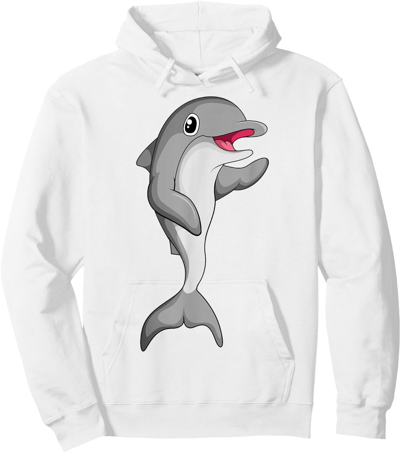 Dolphin Children's Girls Boys Dolphins Hoodie - Hoodie | White