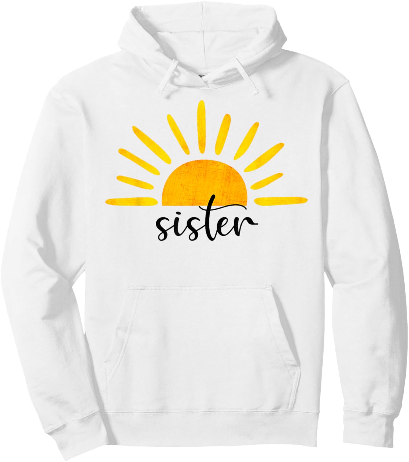 Sister of The Birthday First Trip Around the Sun Birthday Hoodie - Hoodie | White