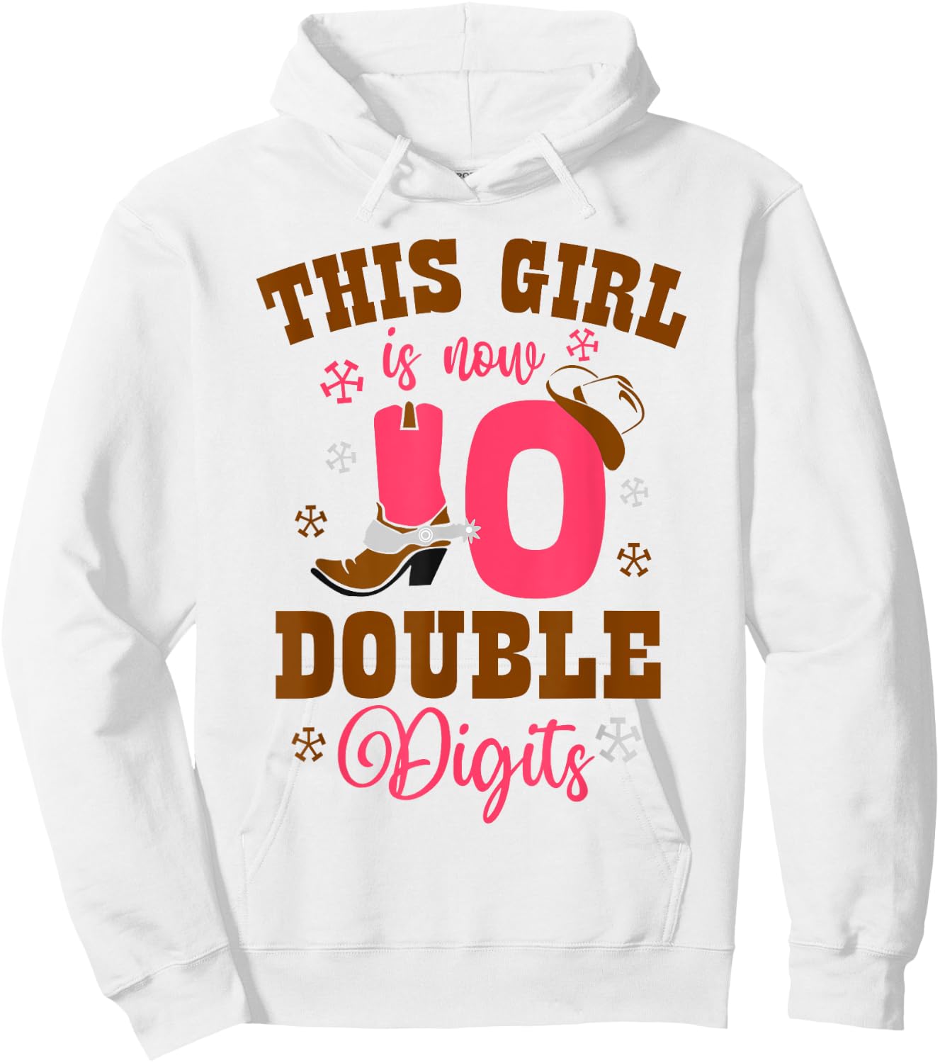 It's My 10th Birthday This Girl Is Now 10 Years Old Teengirl Hoodie - Hoodie | White