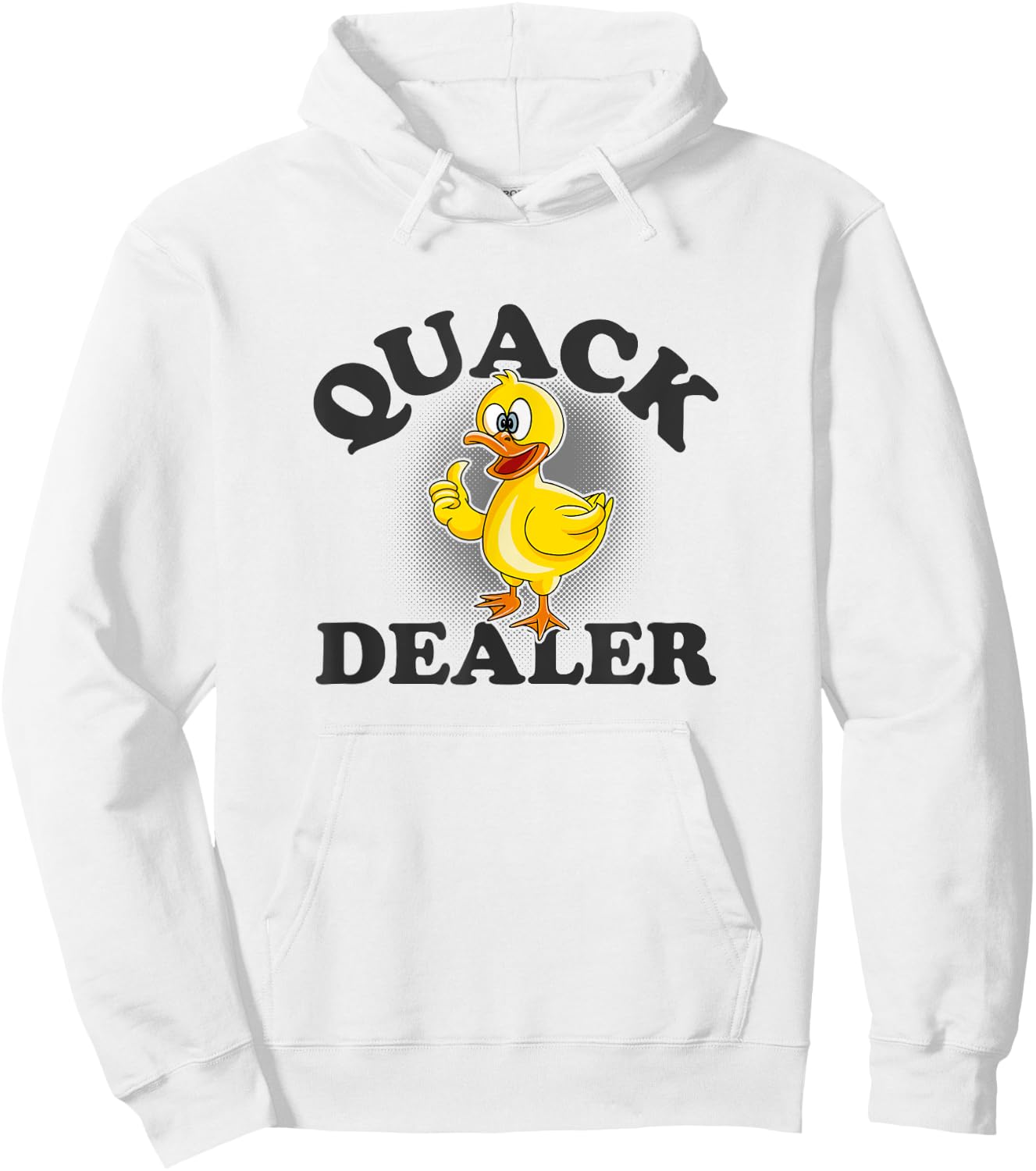 Quack Dealer Punny Duck Lovers Pun Men Women Hoodie - Hoodie | White