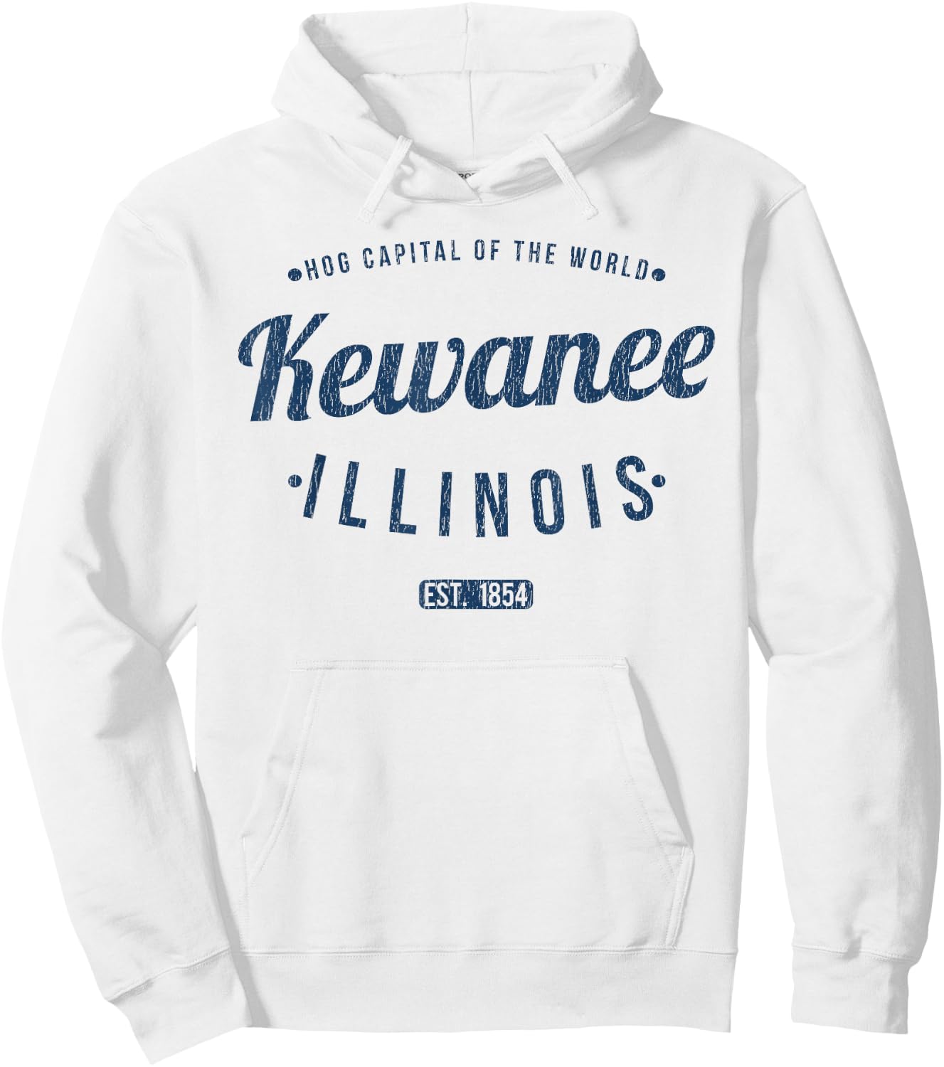 Kewanee Illinois Retro Vintage Souvenir IL Kewanee Hoodie - Hoodie | White