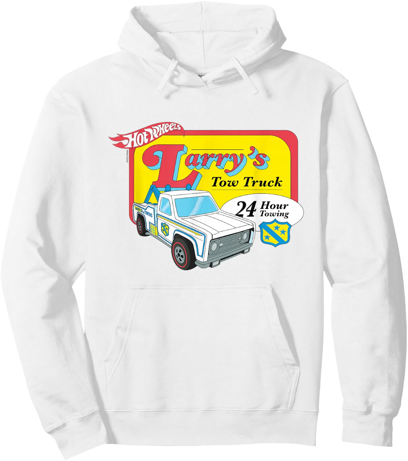Hot Wheels Larry's Tow Truck Hoodie - Hoodie | White