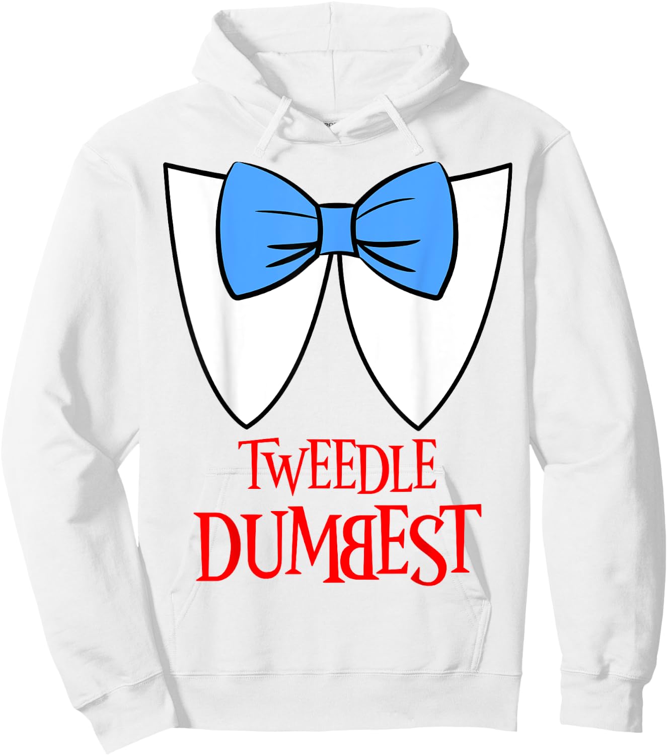 Tweedle Dumbest Costume Halloween Fairytale Character Hoodie - Hoodie | White