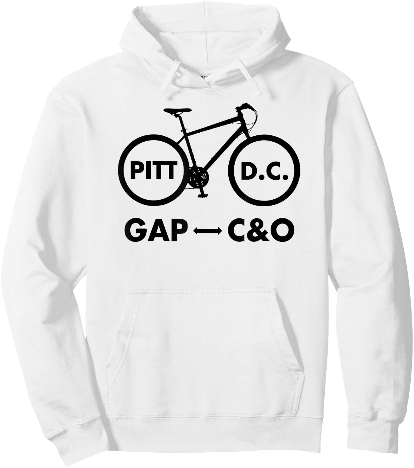 C&O Canal Towpath - GAP Pittsburgh Washington D.C. Hoodie - Hoodie | White