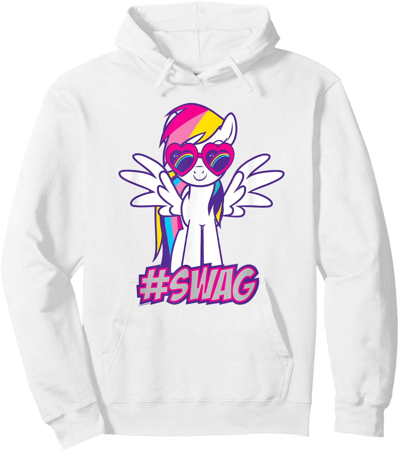 My Little Pony: Friendship Is Magic Rainbow Dash Swag Hoodie - Hoodie | White