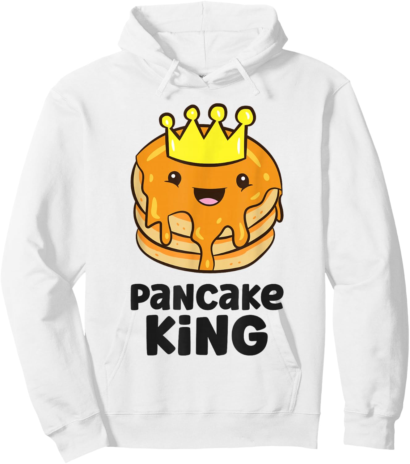 Pancake King Pancake Maker Funny Pancake Hoodie - Hoodie | White