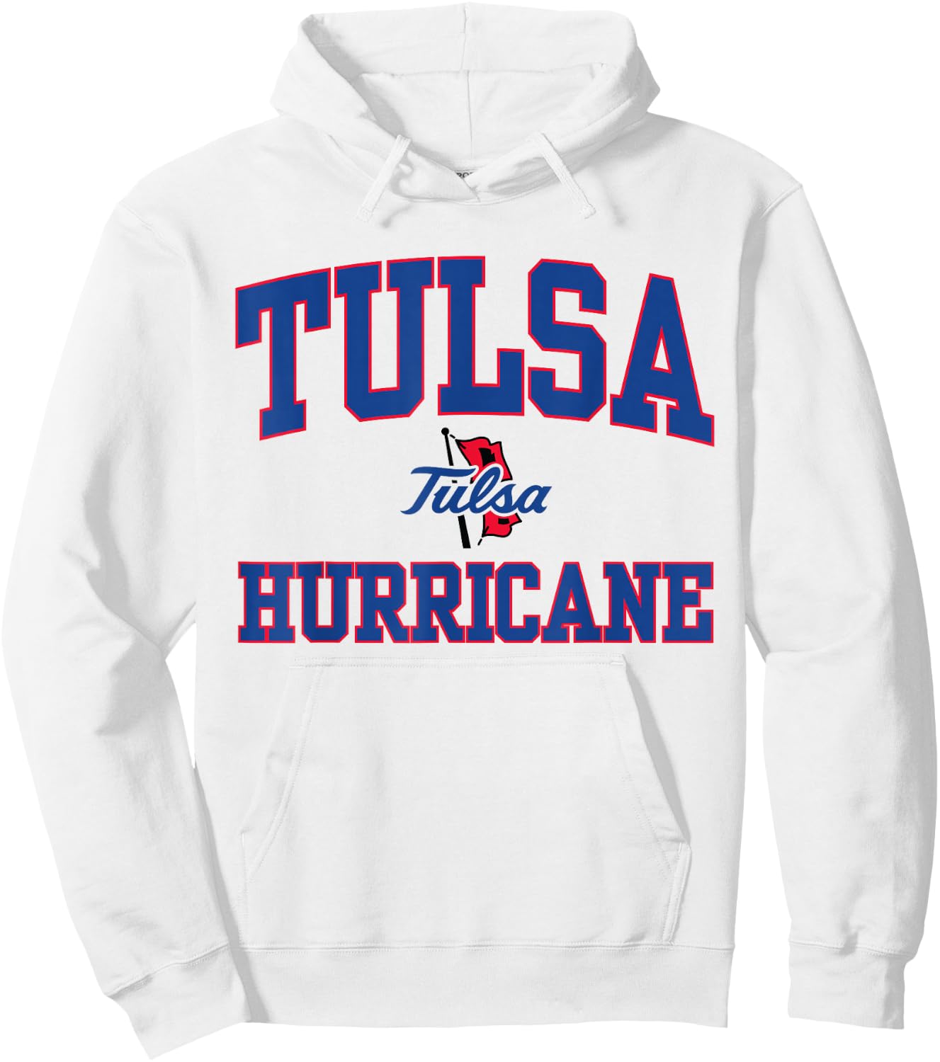 Tulsa Golden Hurricane | Official NCAA Merch | NCAFTUL05 Hoodie - Hoodie | White
