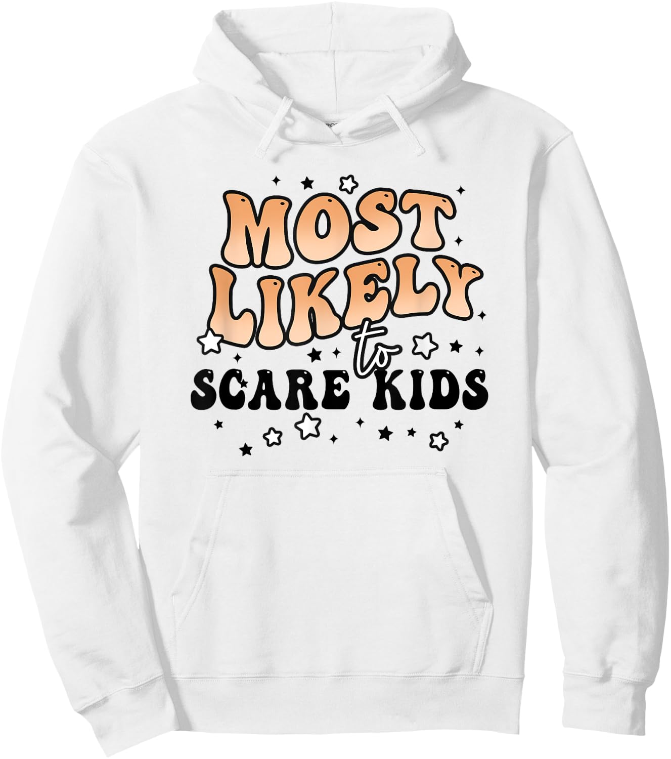 Most Likely To Scare Kids Matching Halloween Group Costumes Hoodie - Hoodie | White