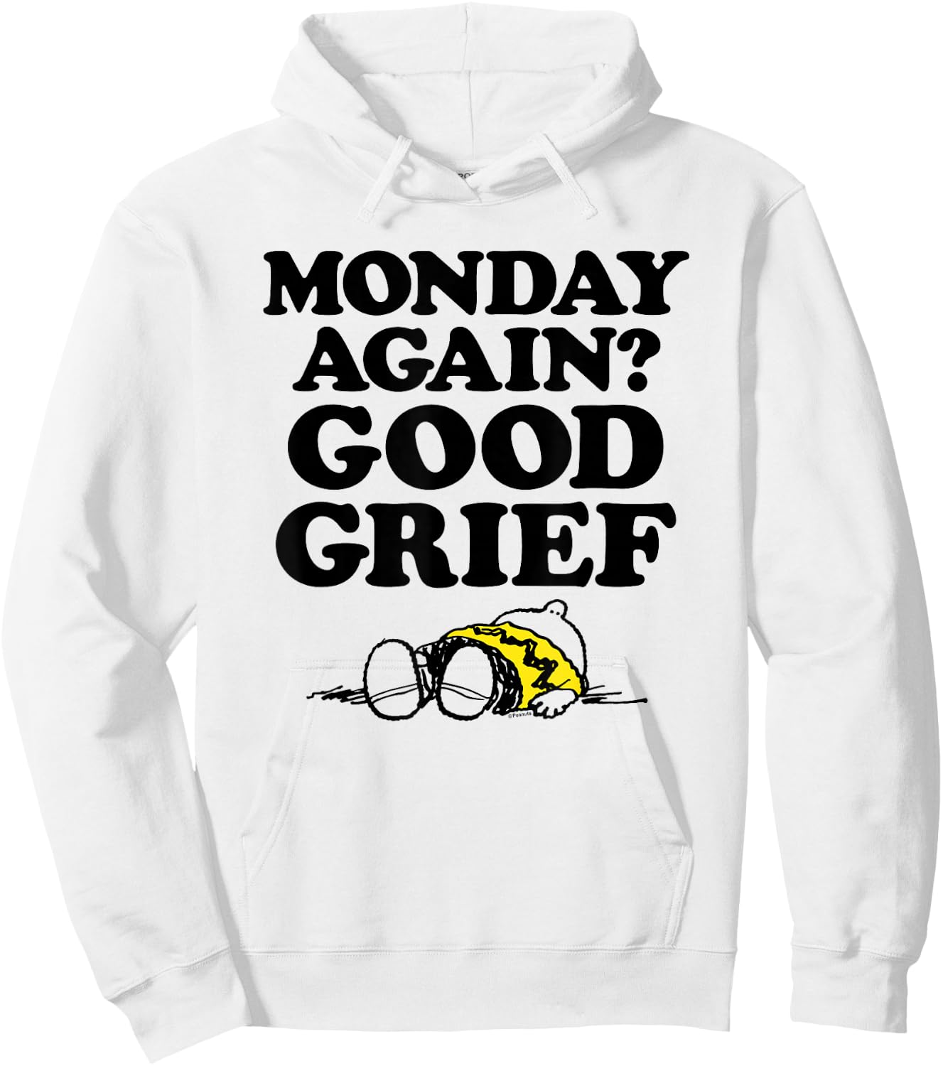 Peanuts - Monday Gute Trauer Hoodie - Hoodie | White