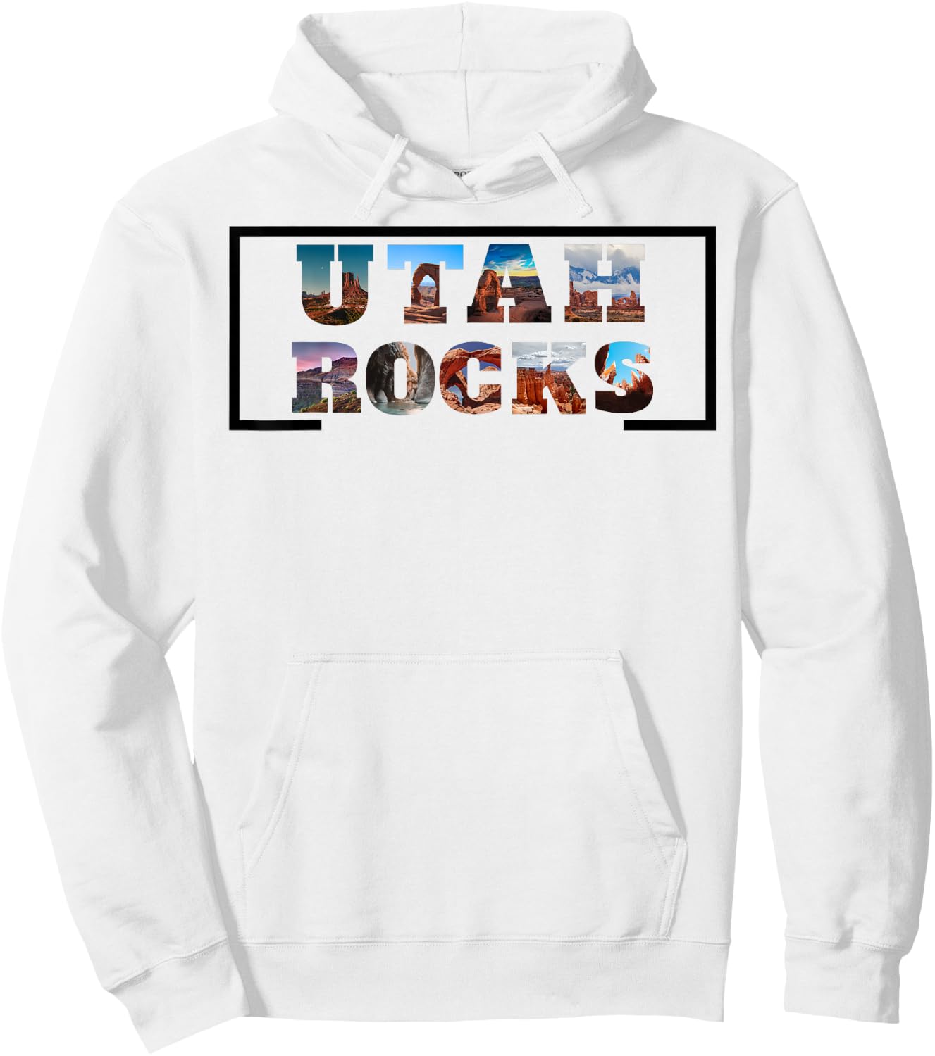 Utah Rocks, National Parks, Hiking, Rock Hunter Apparel Hoodie - Hoodie | White