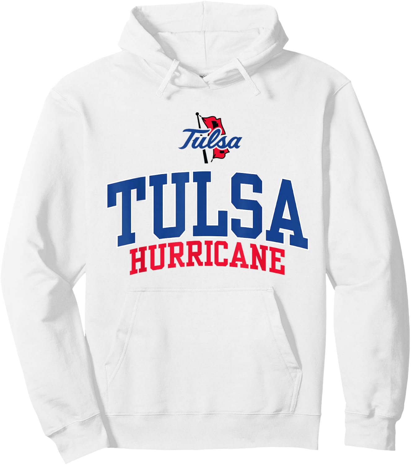 Tulsa Golden Hurricane | Official NCAA Merch | NCAFTUL04 Hoodie - Hoodie | White