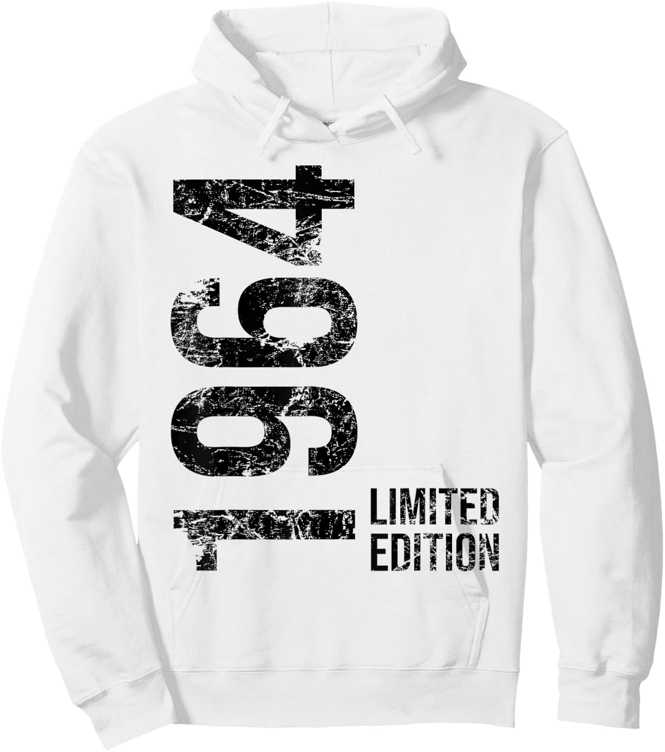 61st Birthday 61 Years Old Man Woman Vintage 1964 Hoodie - Hoodie | White