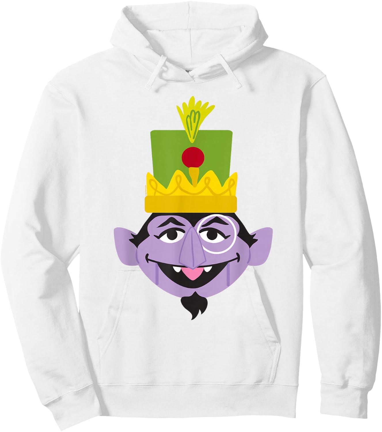 Sesame Street Christmas Nutcracker Count Hoodie - Hoodie | White