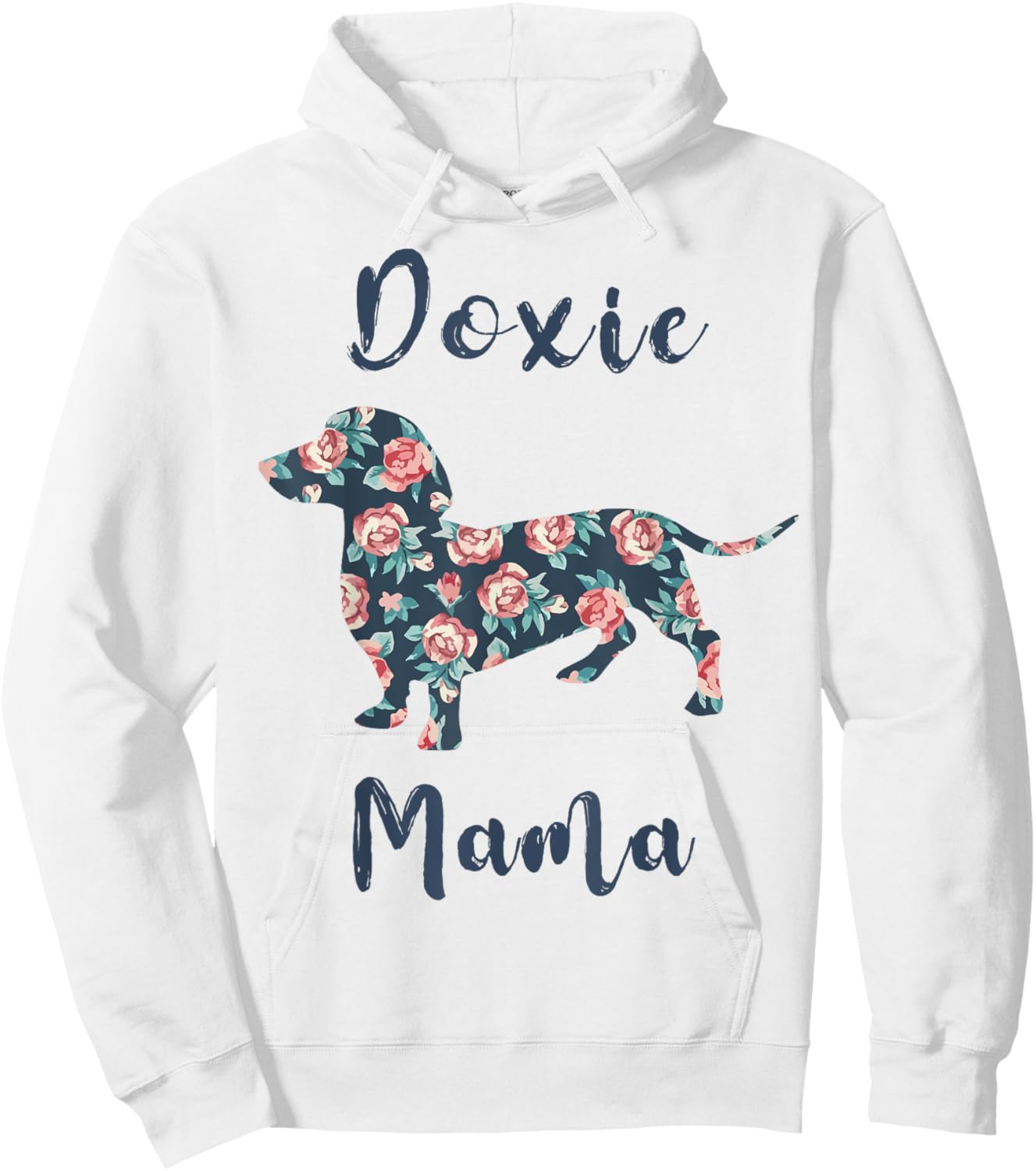 Dachshund-Shirt Doxie Mama Weiner Dog Mom Mother Day Women Hoodie - Hoodie | White