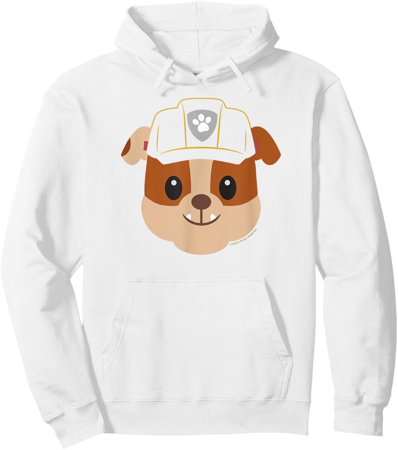 PAW Patrol Rubble Emoji Hoodie - Hoodie | White